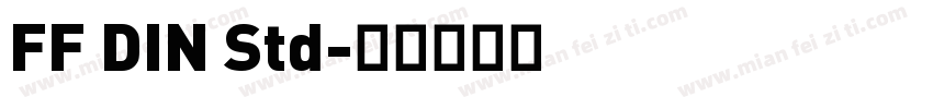 FF DIN Std字体转换